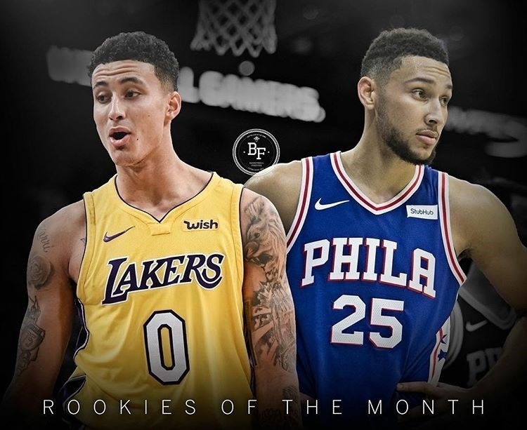 Rookie of the Month: Ben Simmons or Kyle Kuzma?
