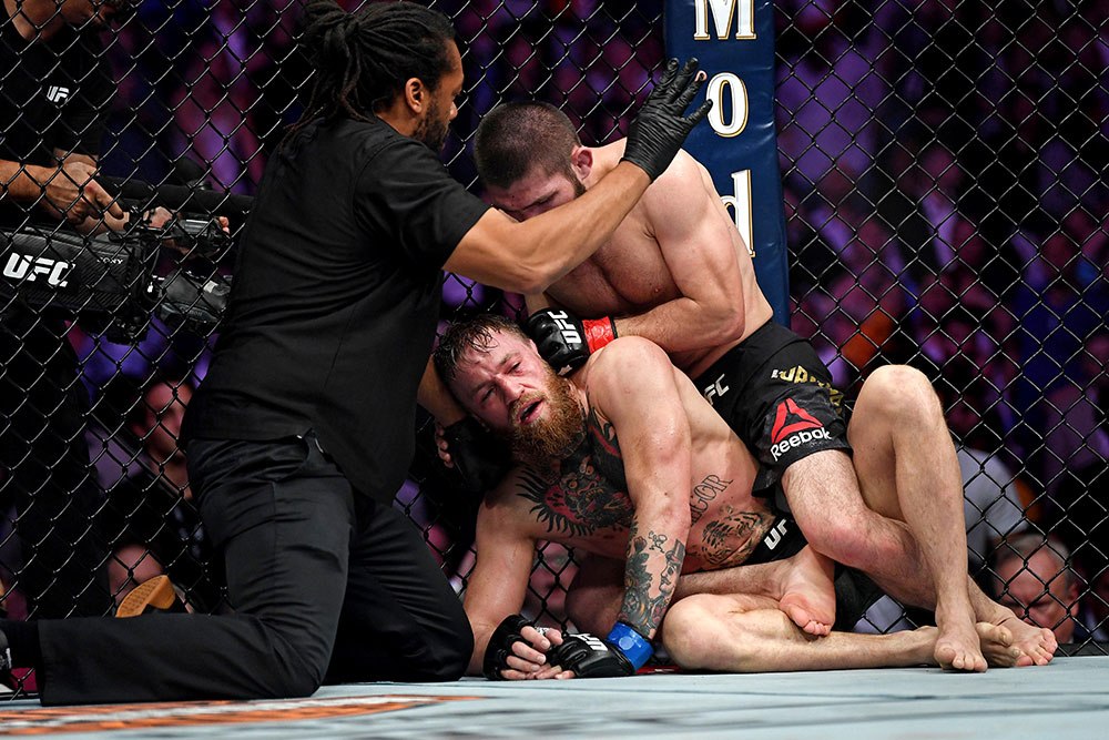 Khabib Chokes Out Conor McGregor at UFC 229