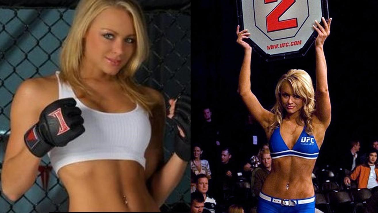 Brooklyn ufc octagon girl UFC 246